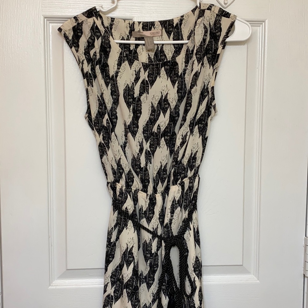 Black and white dress